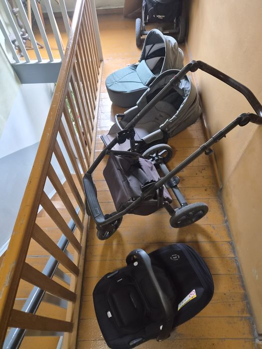 Sprzedan wozek 2w1 + nosidelko