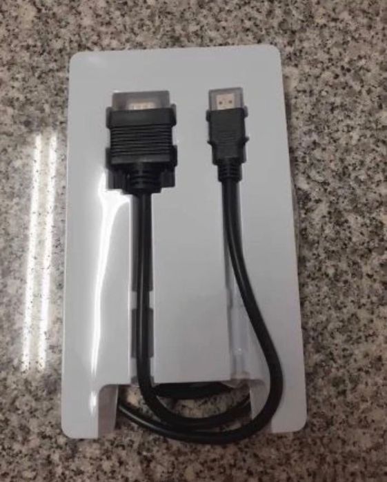 Adaptador De Vga Para Hdmi One Plus Nb1324 Preto Hdtv Male To Vga Male