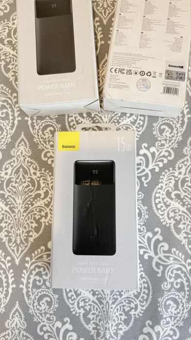 Повербанк Baseus Bipow Digital Display 20000 mAh 15W новий