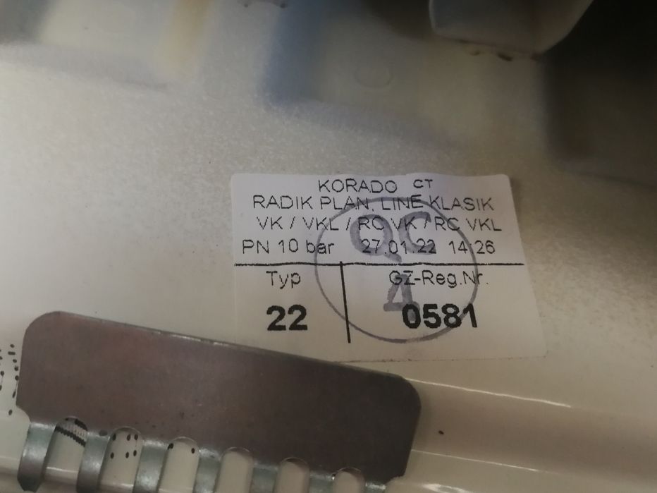 Grzejnik płytowy Radik Plan VK typ 22 prawe dolne przyłącze 900x600