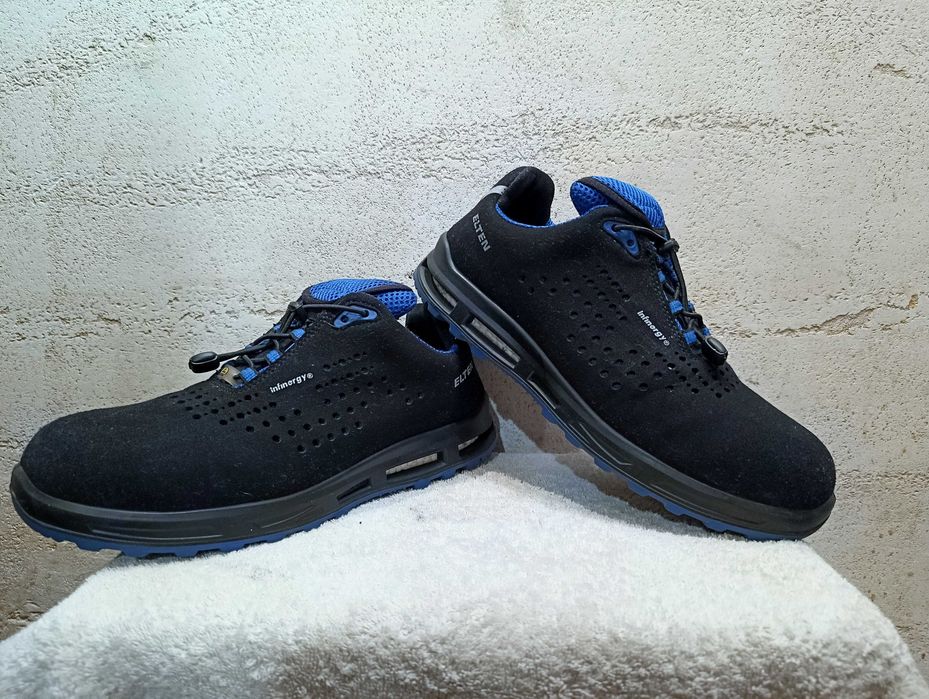 Buty robocze ELTEN IMPULSE XXT BLUE LOW S1 SRC r.44 stan bardzo dobry