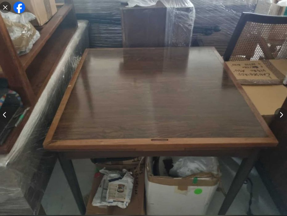 Mesa Olaio de jogo vintage extensível