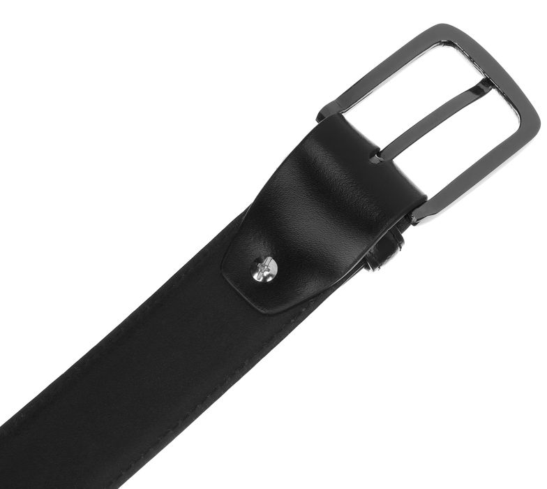 pasek męski skórzany ptn pm-14-125-spl-6912 black