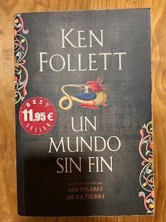 Livro de Ken Follett "Un mundo sin fin"