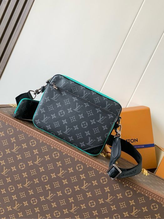 LOUIS VUITTON сумка мужская 3в1 trio 3v1 messenger кожаная оригинал