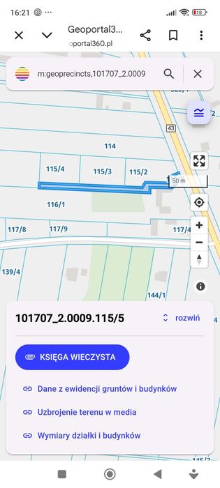 Na sprzedaż 3 działki budowlane – Kamionka, gm. Pątnów wycena za jedną.