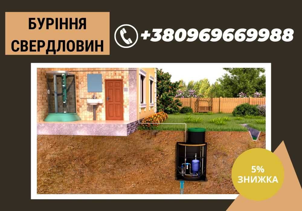 Бурение скважин с водой. Буріння свердловин. ЗНИЖКА - 5% на буріння.