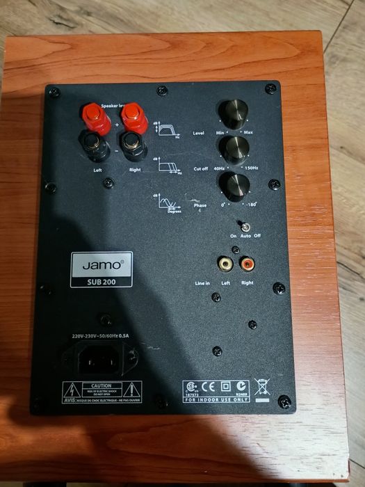 Zestaw kina domowego Jamo 5.1 + Denon AVR-1509