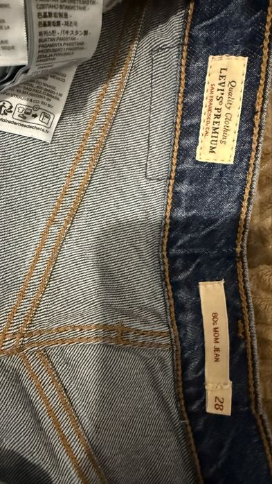 Spodnie levis mom 80s jeans NOWE