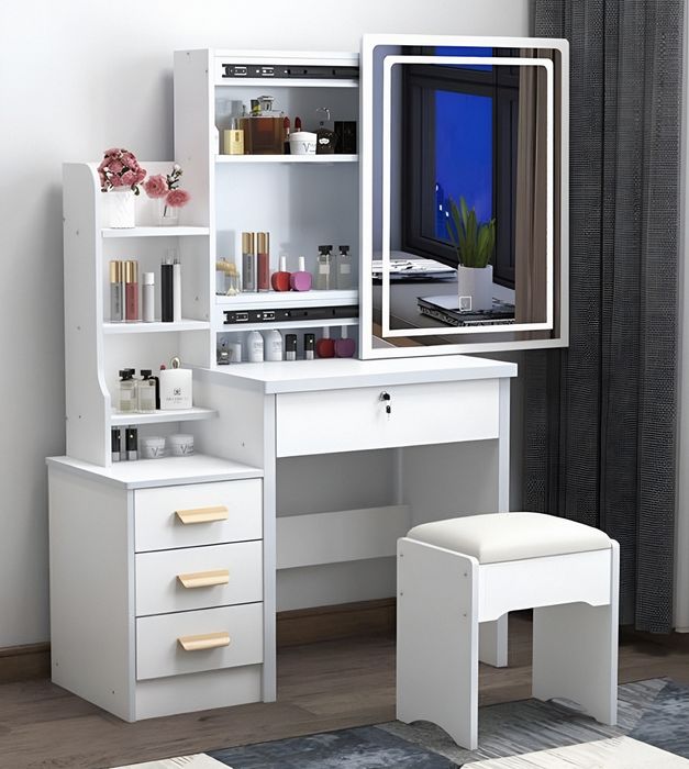 Макіяжний (туалетний) стіл з LED-зеркалом