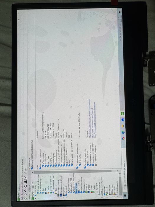 Dell G7 7590 ATNA56WR04-0 15.6 UHD OLED 3840x2160 40pin екран в зборі