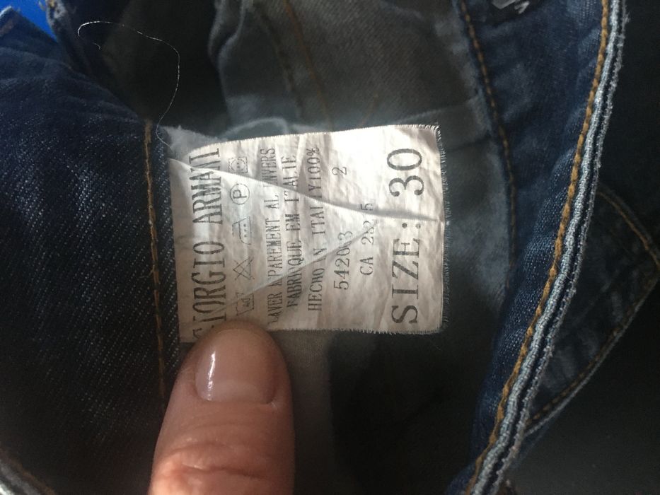 Spodnie dżinsowe EMPORIO ARMANI