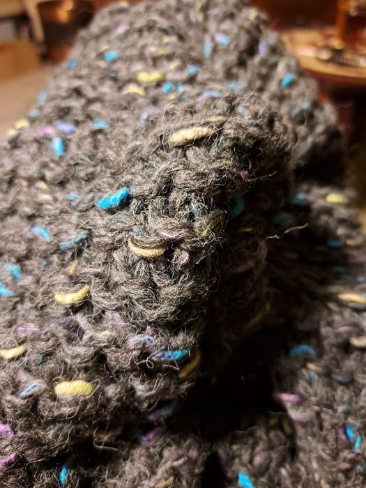 Komin, wełna, wielobarwny