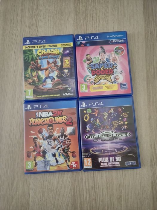 4 jogos PS4 para miúdos e graudos ótimo estado