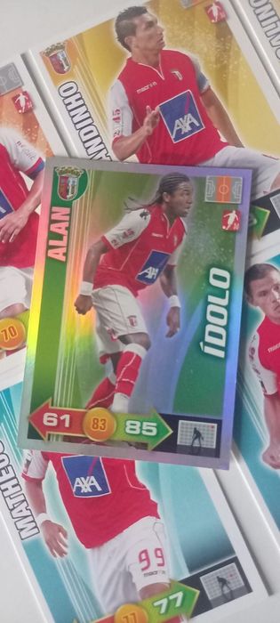 6 cartas Adrenalyn 2010-11 Braga