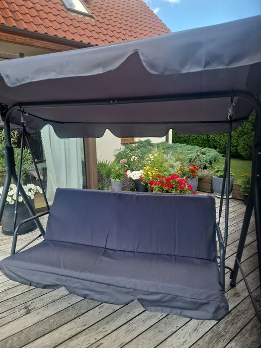 Huśtawka ogrodowa 3 osobowa