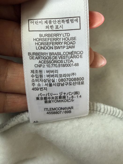 Bluza burberry M nowa unisex