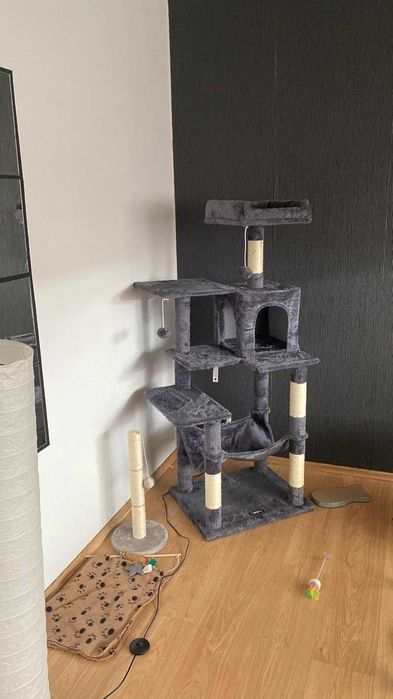 Drapak dla kota duży wysoki drapak NOWY dla kota domek legowisko NOWY