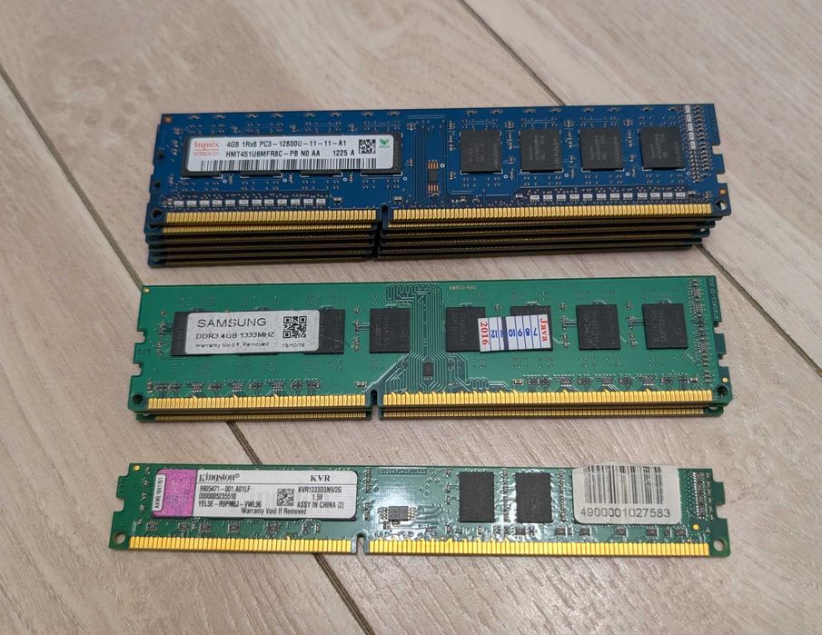 Оперативна пам'ять Hynix Samsung Kingston DDR3 2GB 4GB 1600 MHz