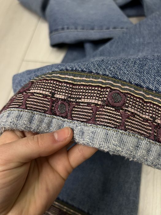 Джинсы клеш flared bootcut винтаж бохо высокая талия 38 m 2000s