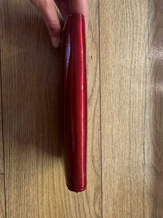 Skórzany portfel Wittchen czerwony lakierowany