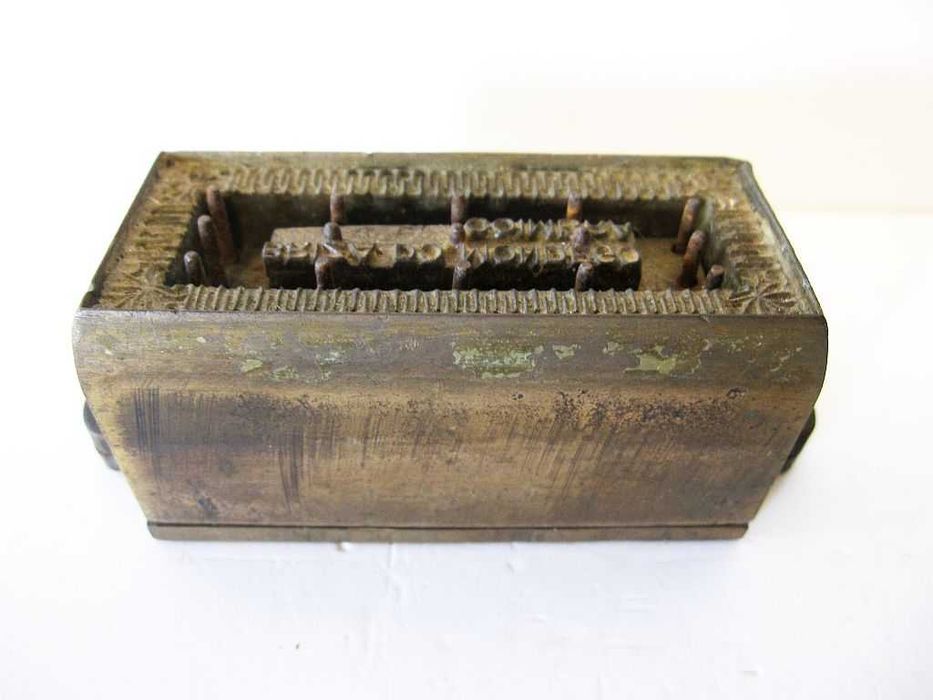 antigo molde mecânico de bolachas "Briza do Mondego Coimbra"