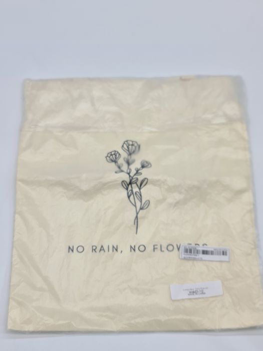 Saco tecido No Rain No Flowers original - novo