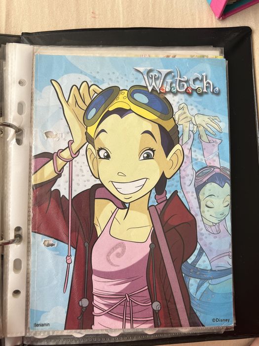 Karteczki witch, bratz, winx duże