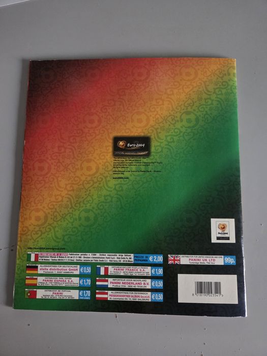 Caderneta Euro 2004 completa