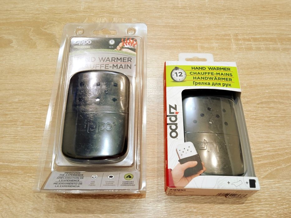 Грелка для рук Zippo Black Hand Warmer Euro 12h с чехлом.