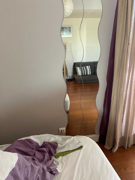 2 espelhos ondeladas de IKEA