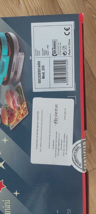 Grill do hamburgerow i panini