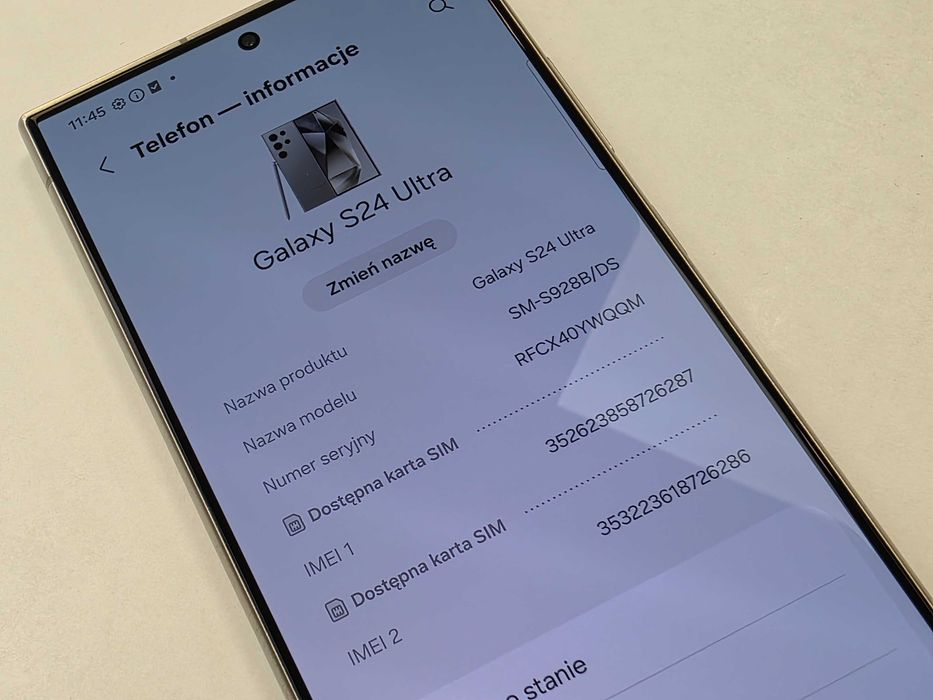 Samsung Galaxy S24 ULTRA Dual SIM/ 12GB/ 512GB/ Titanium Gray/ Grade B/ + ładowarka/ GW 12 MSC