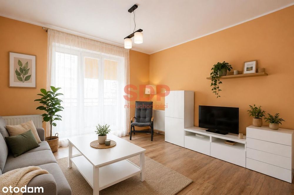 Jasne 2 pokoje z balkonem na strzeżonym osiedlu