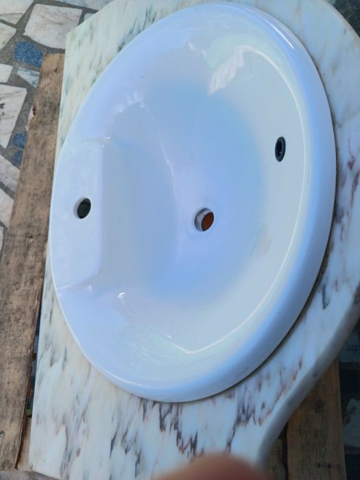 Lavatório mais pedra mármore impecável