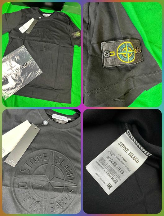 Ekskluzywny T-shirt męski Nowość Stone Island Amiri Ami Paris Premium
