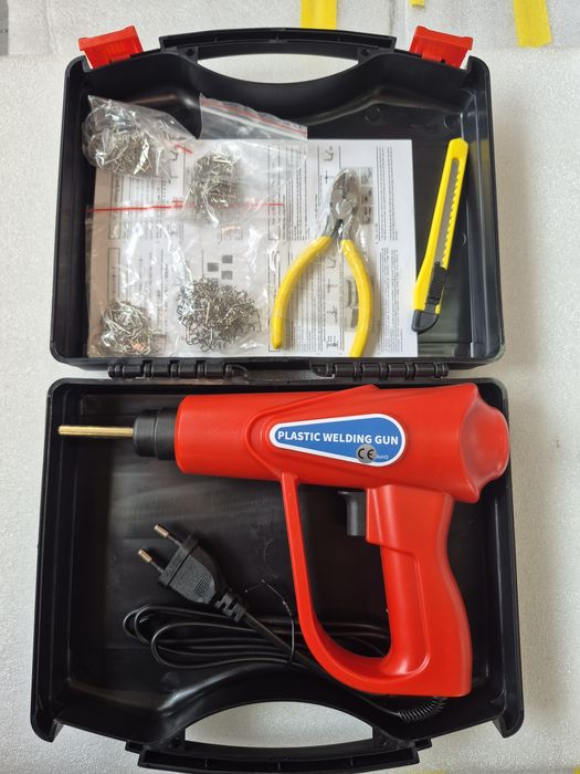 Spawarka do plastiku, zgrzewarka, zestaw zszywek