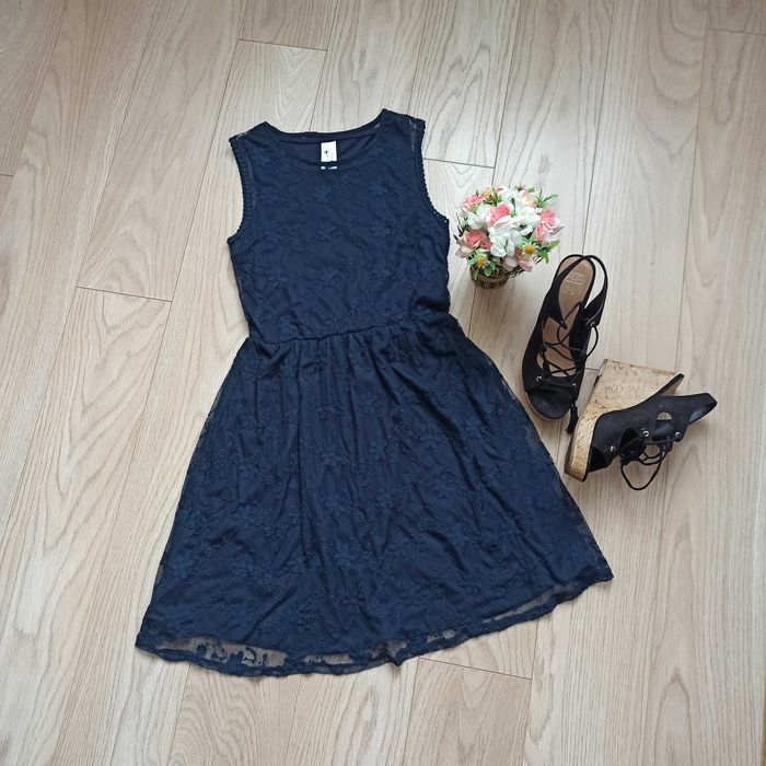 Сукня сорочка в принт, на кулісці, S