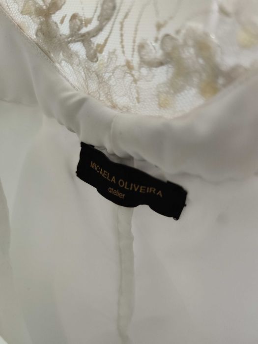 Vestido noiva Micaela Oliveira  c/véu e saiote