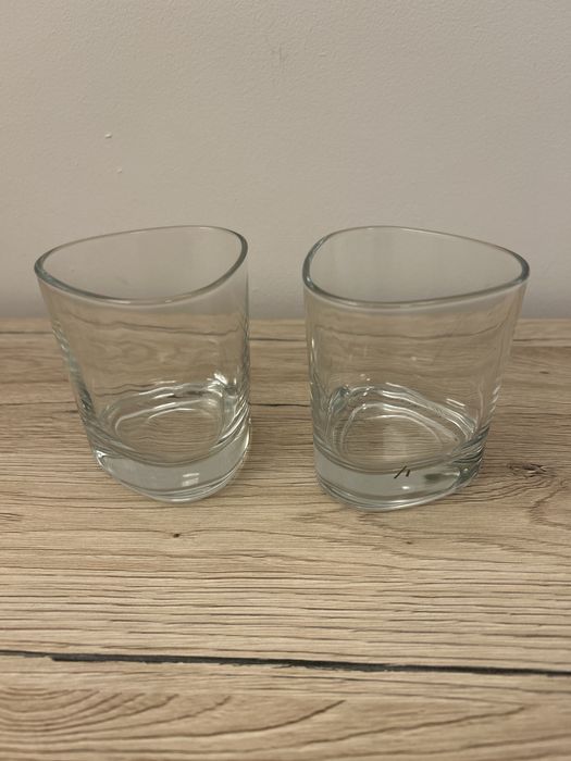 2 szklaneczki z grubego szkla