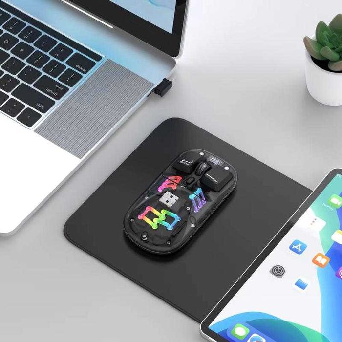 Новая беспроводная мышь с аккумулятр,2,4 g bluetooth black