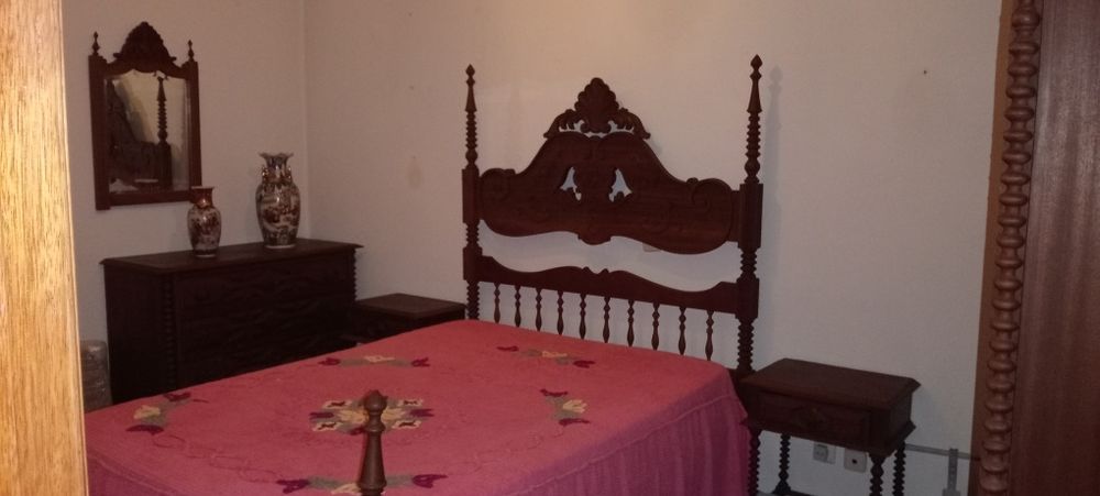 Quarto de casal rústico completo