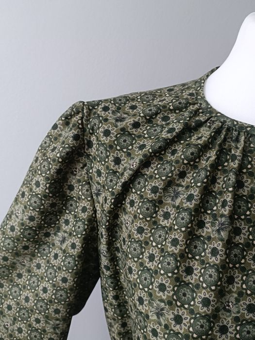 Sukienka damska midi boho w print retro vintage M 38