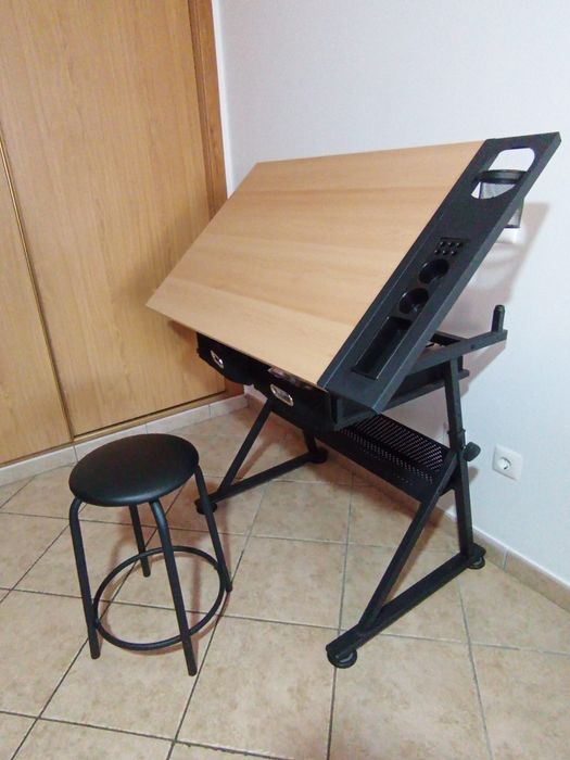 Secretária de Desenho Profissional – Tampo Ajustável