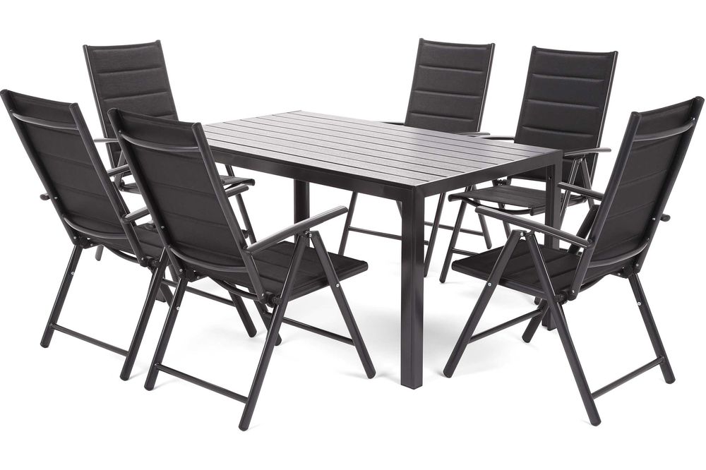 Meble Ogrodowe Aluminiowe "IBIZA" 6+1 zestaw