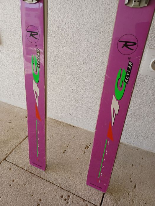 Skis Rossignol +bastões Rossignol