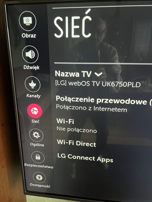 Telewizor LG  UK 6750 PLD 55”.