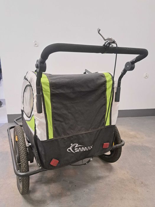 Przyczepka rowerowa dla 2 dzieci