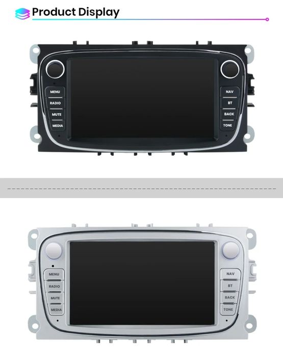 Rádio 2din 2/32GB android Ford 7' GPS WIFI rds CARPLAY + CANBUS NOVO
