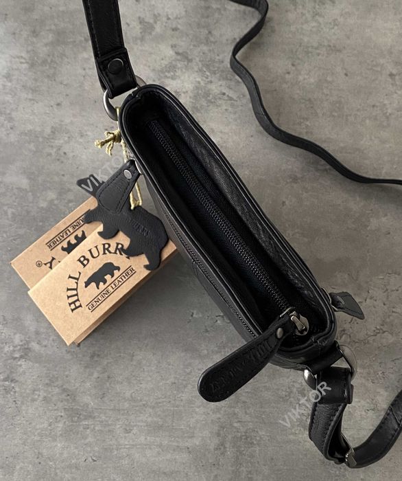 Кожаная маленькая сумка Hill Burry 3098. Германия. Шкіряна сумка